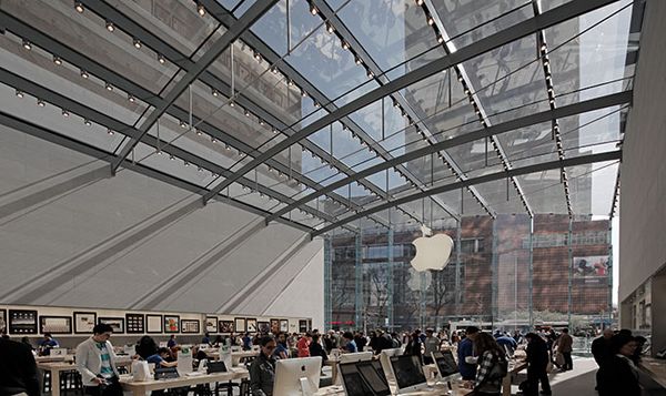 Glasdach - Apple Retail Store, Broadway