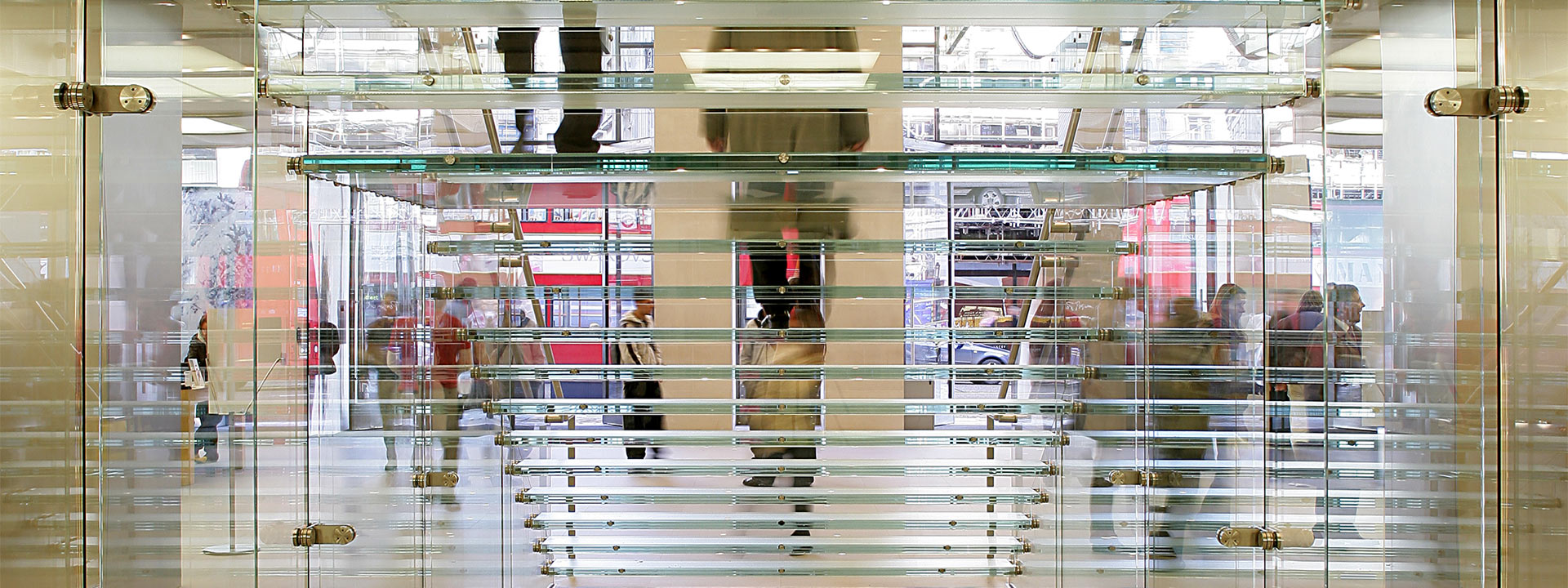 All-Glass Stairs - Apple Store, Regent Street